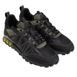 Cruyff Mens Fearia Suede Hex-Tech Sneakers / Olive